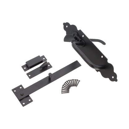 Black Iron Suffolk Latch Home Decor  