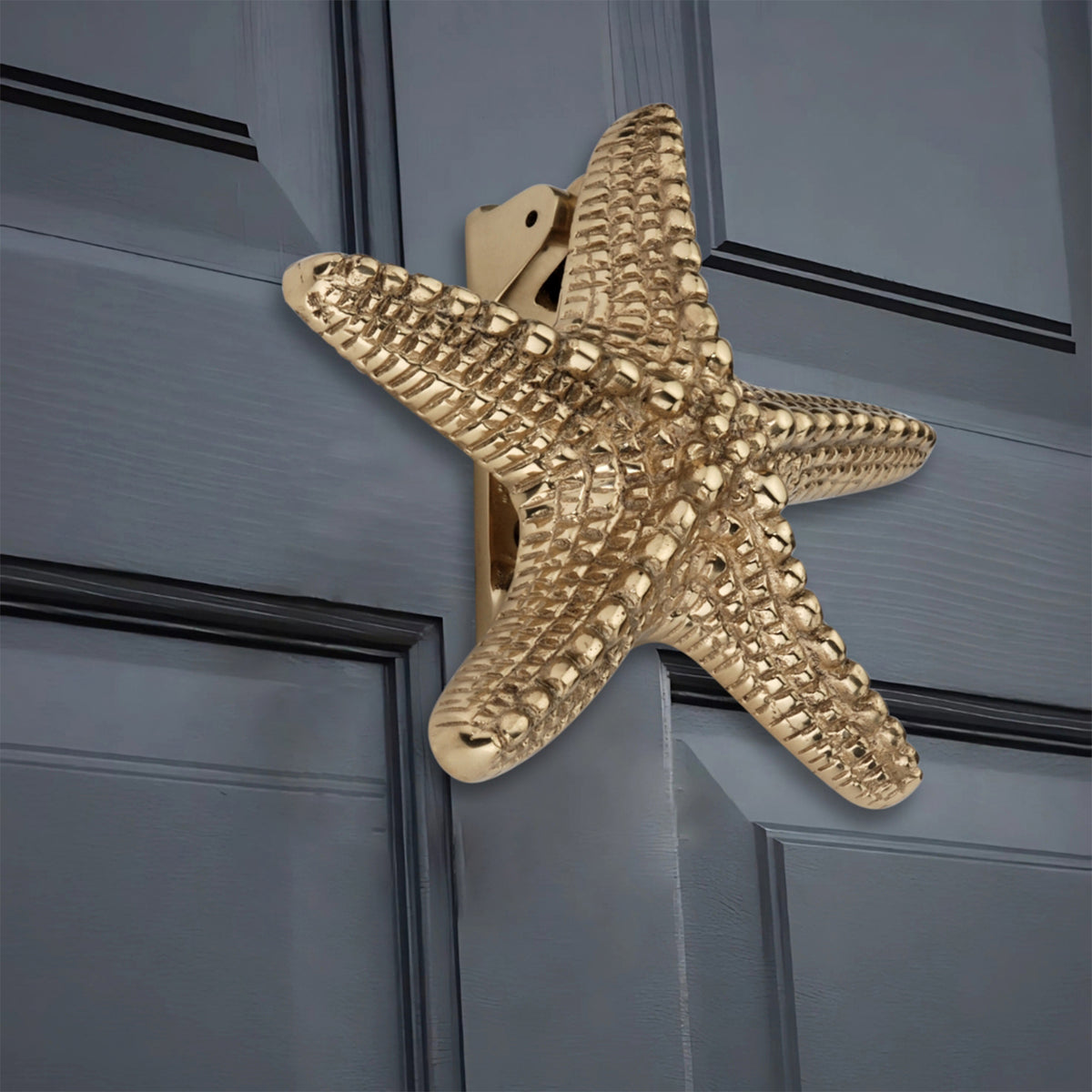 Polished Brass Starfish Door Knocker Home Decor