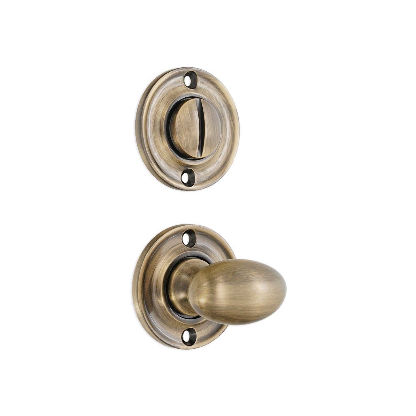 Slimline Turn & Release Antique Brass