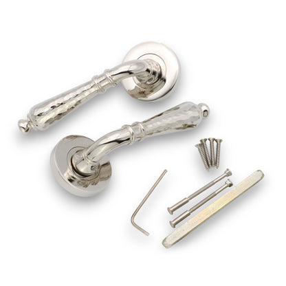 Lever on Rose Door Handle Home Decor