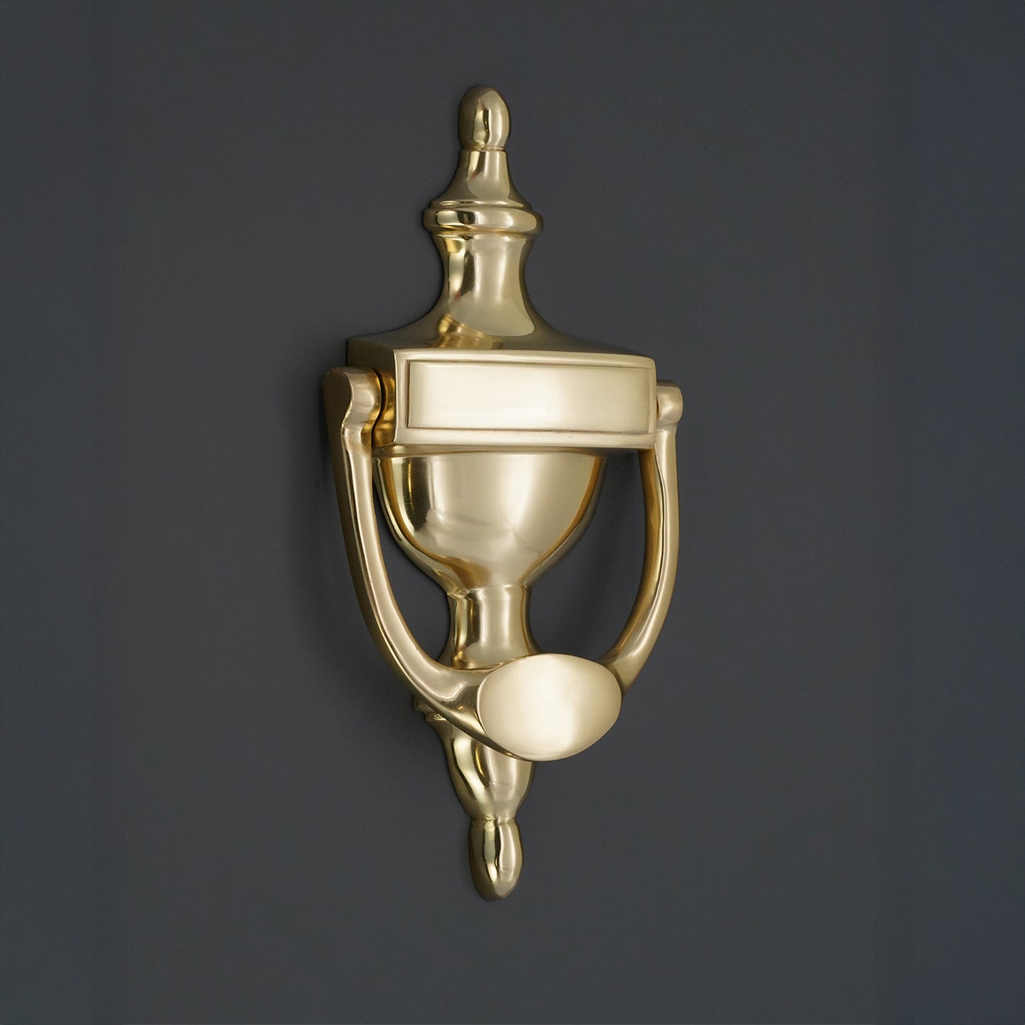 Polished Brass Victorian Door Knocker Home Decor