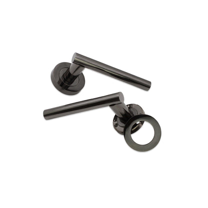 Jura Lever Door Handle Black Nickel