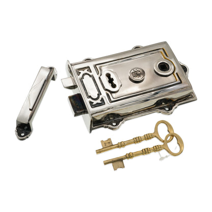 Davenport Rim Lock Nickel vieilli