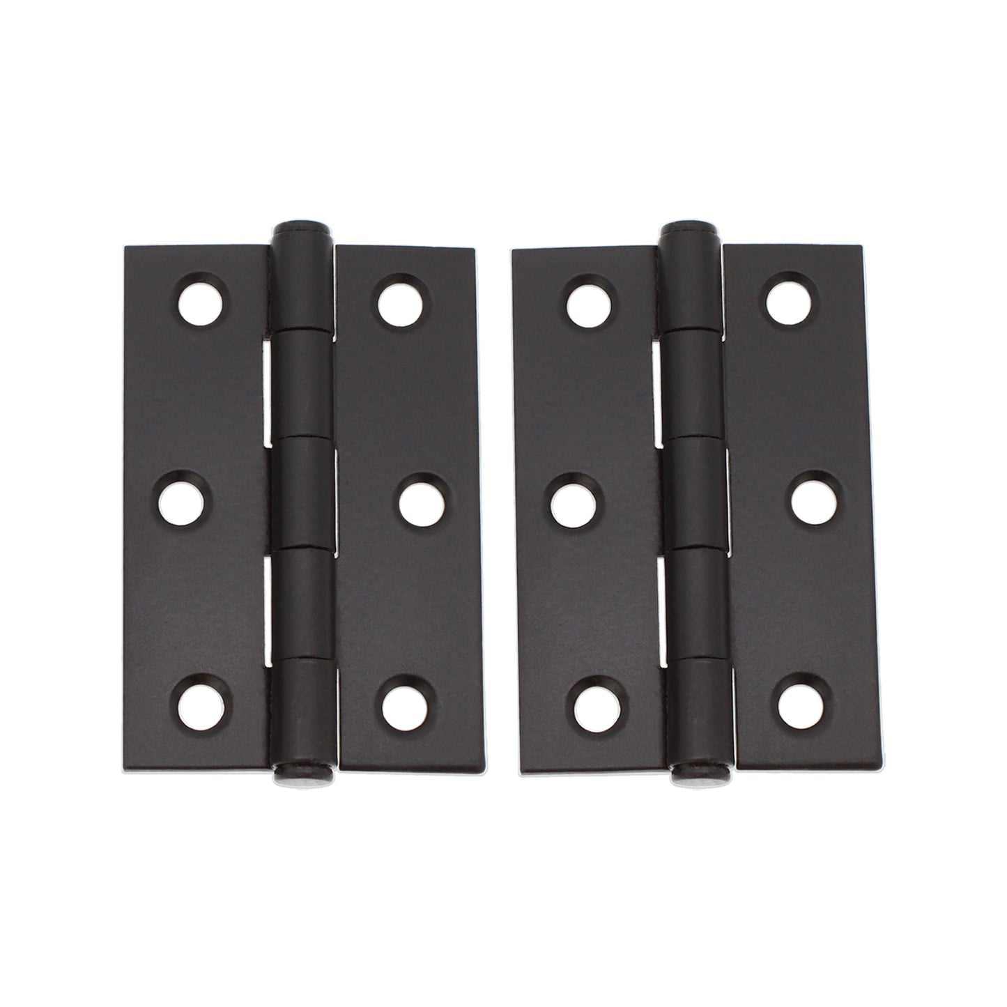 NON CE Mild Steel Butt Hinges - Black Nickel