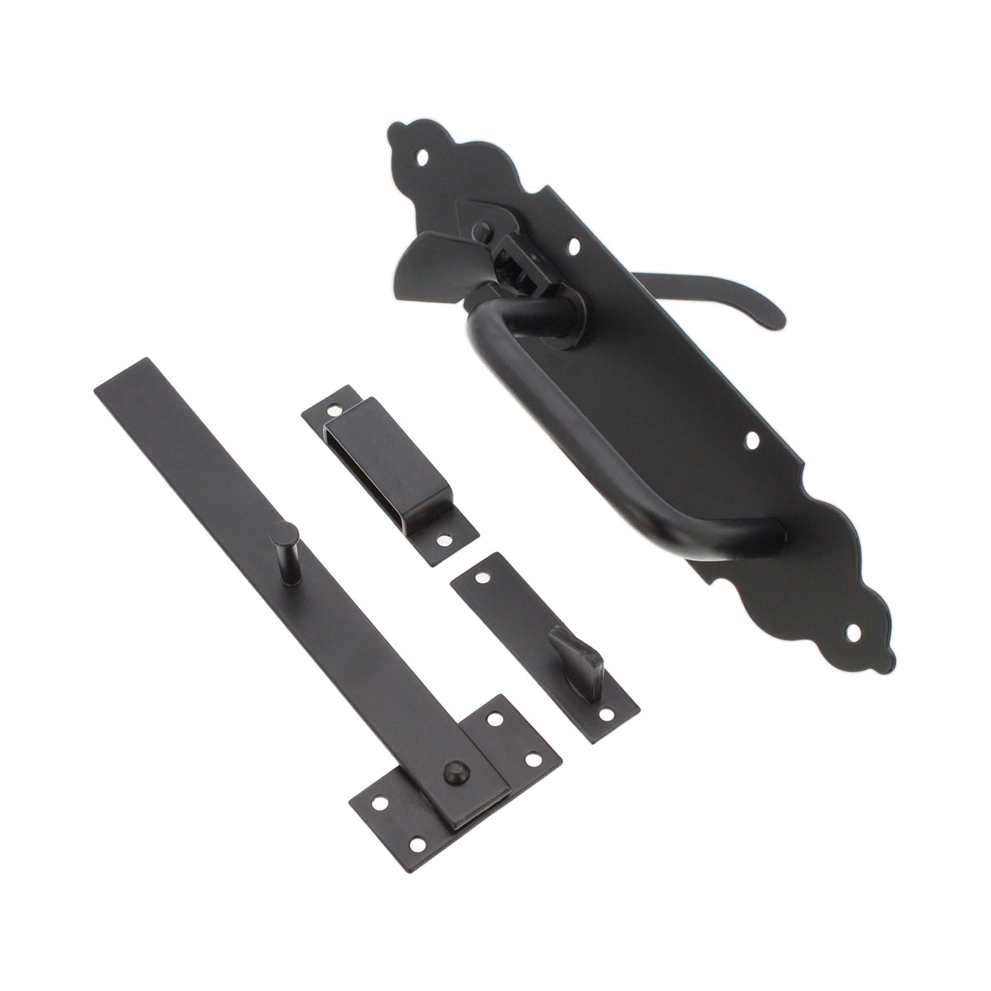 Black Iron Suffolk Latch Home Decor  