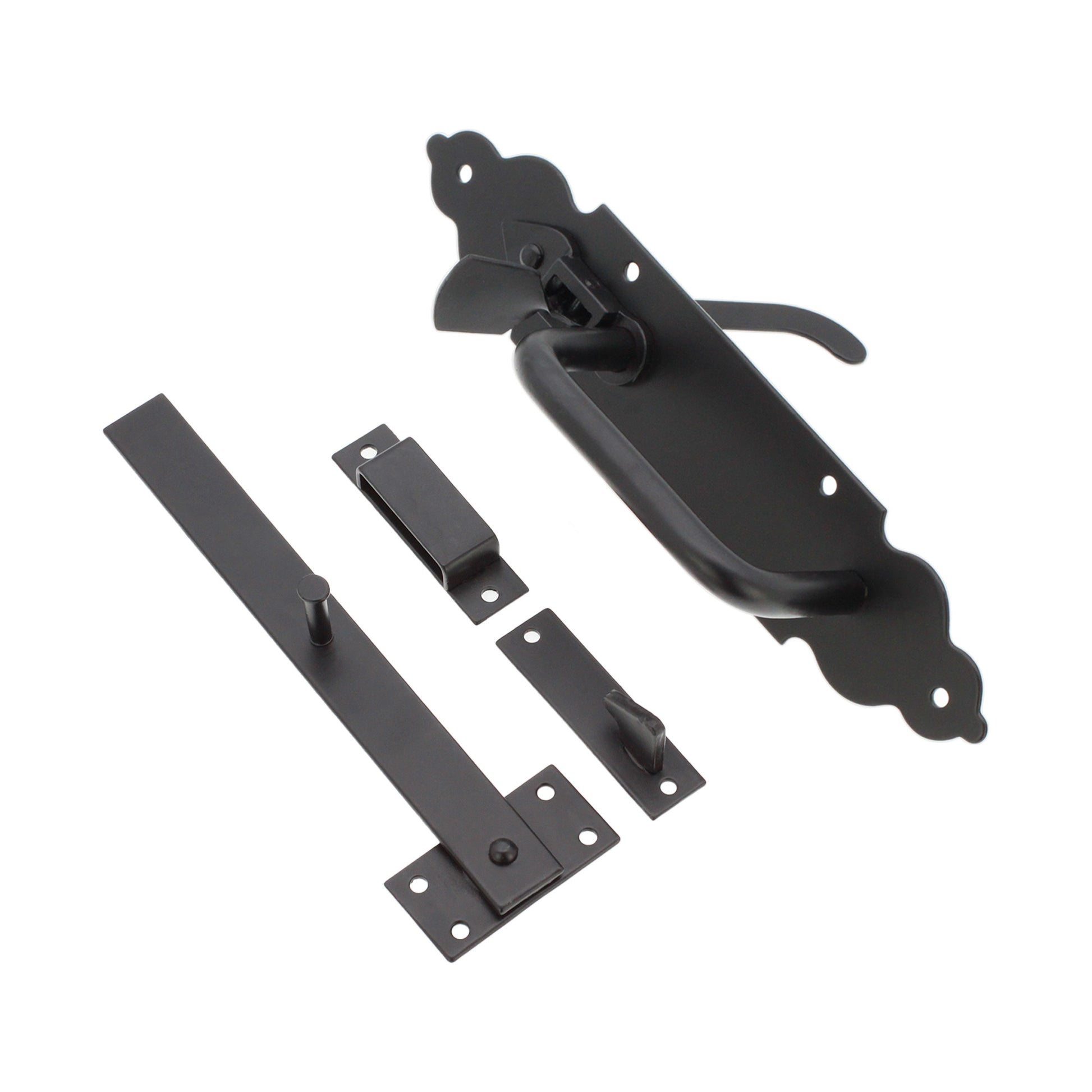 Black Iron Suffolk Latch Home Decor  