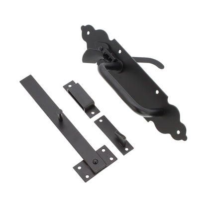 Black Iron Suffolk Latch Home Decor  