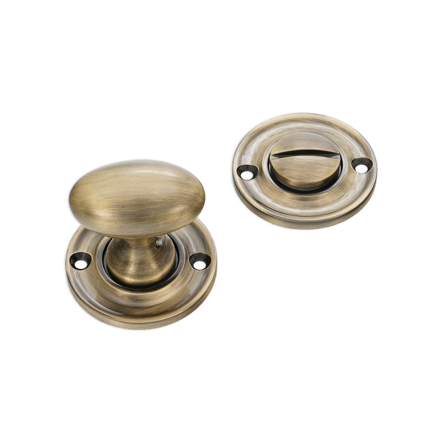 Slimline Turn & Release Antique Brass