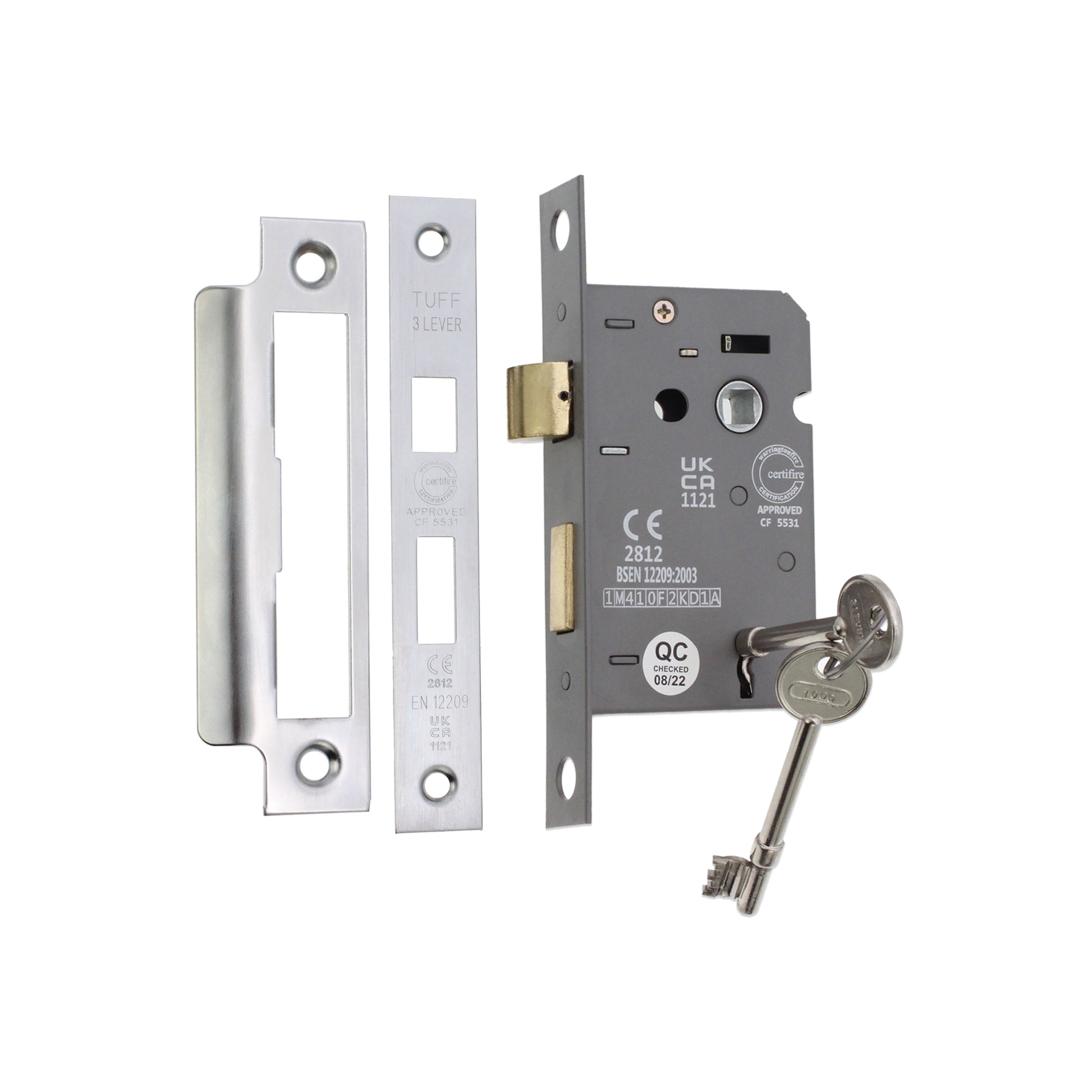 Satin Chrome Sash Lock Home Decor 