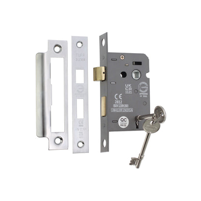 Satin Chrome Sash Lock Home Decor 