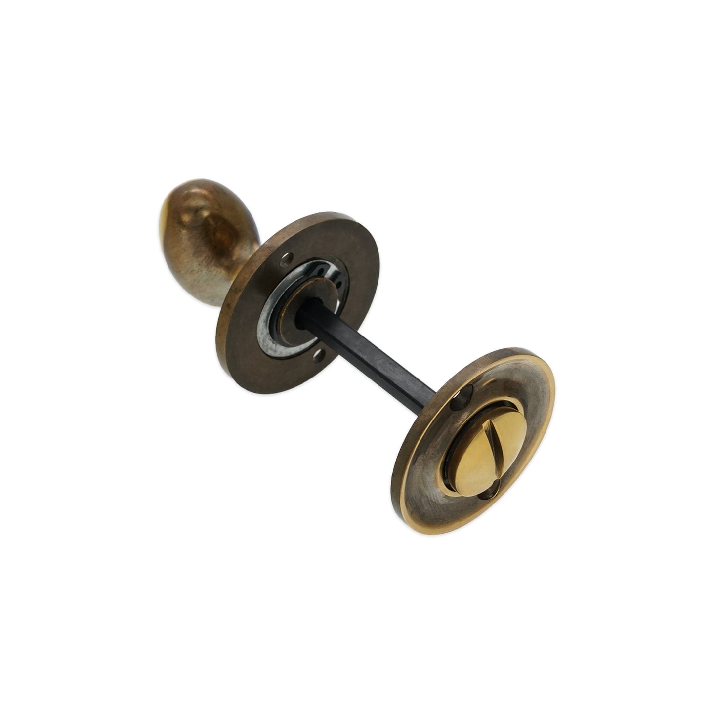 Slimline Turn & Release Aged Brass