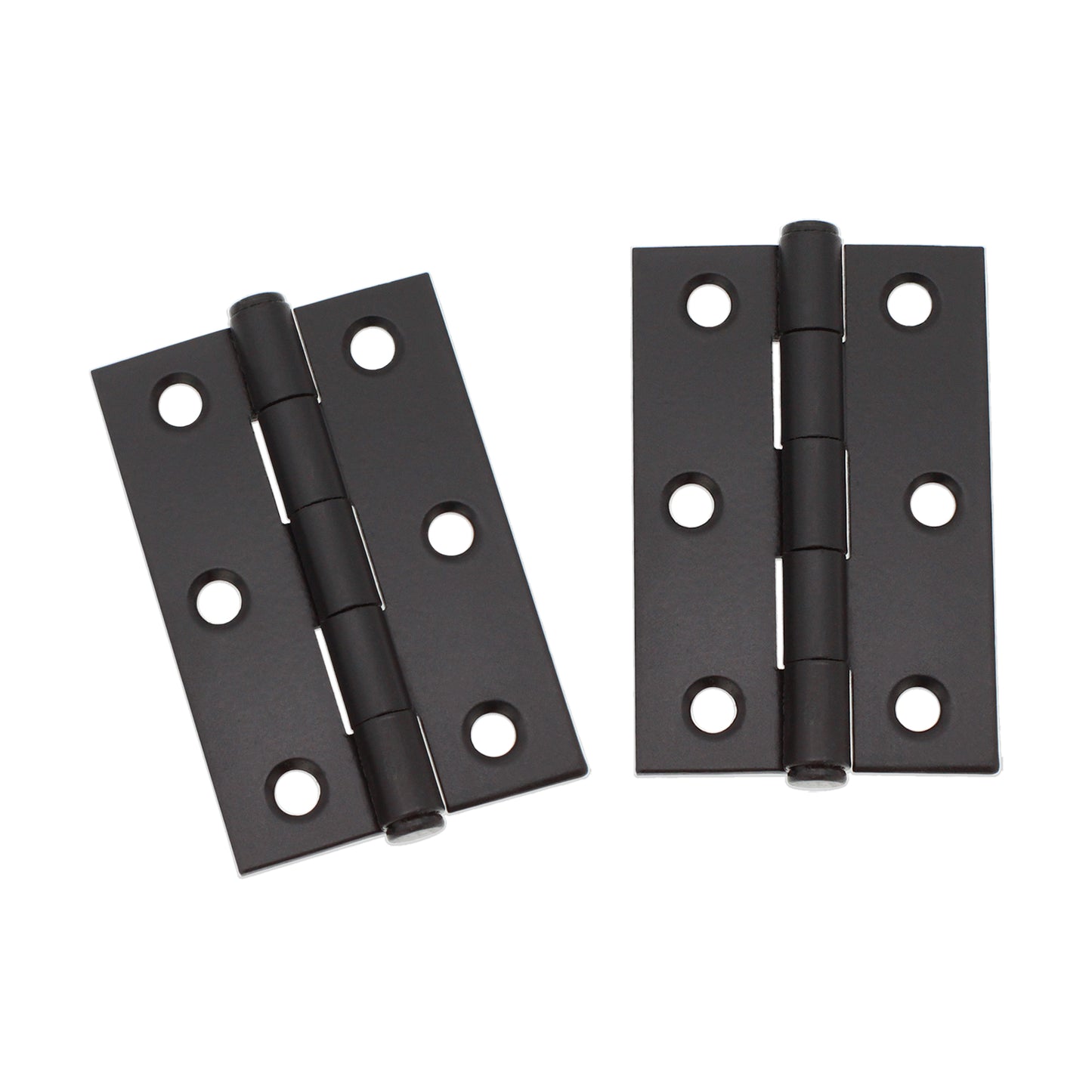 NON CE Mild Steel Butt Hinges - Black Nickel