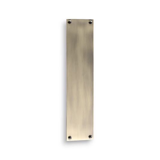 Victorian Finger Plate 275mm Antique Brass