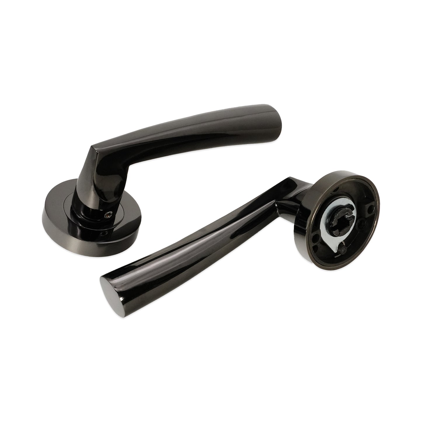Lever Door Handle Black Nickel Home Decor