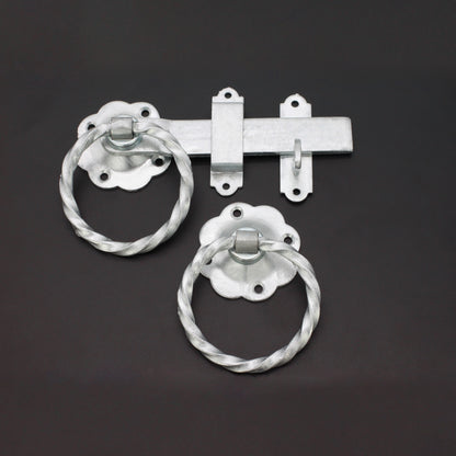 Zinc Ring Gate Latch Home Decor  