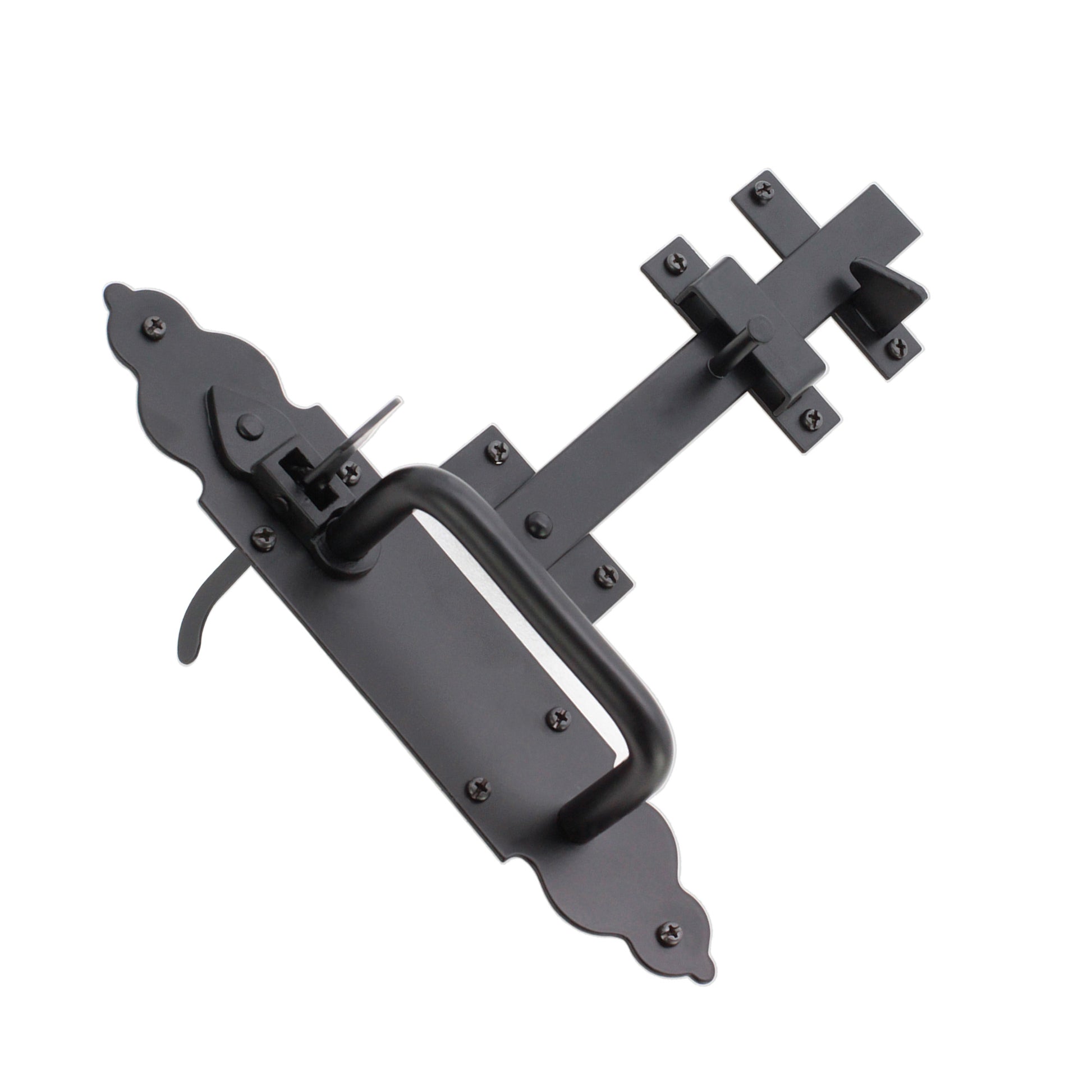 Black Iron Suffolk Latch Home Decor  