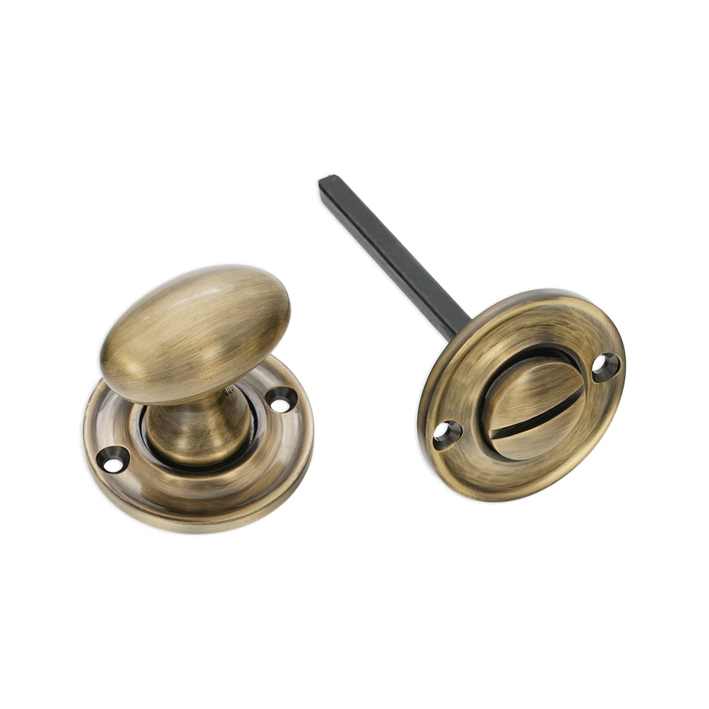 Slimline Turn & Release Antique Brass