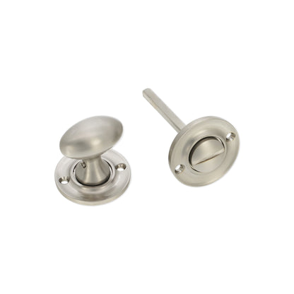 Slimline Turn & Release Satin Nickel