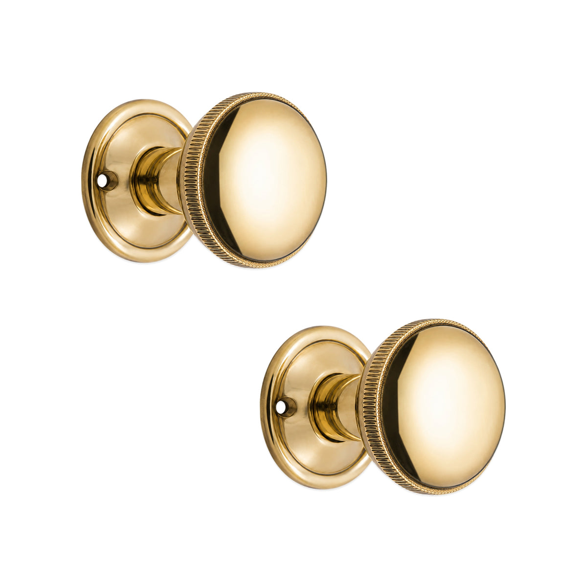 Aged Brass Ball Rim/Mortice Door Knob Home Decor