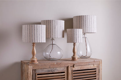 Cotton Stripe Lampshade Home Decor