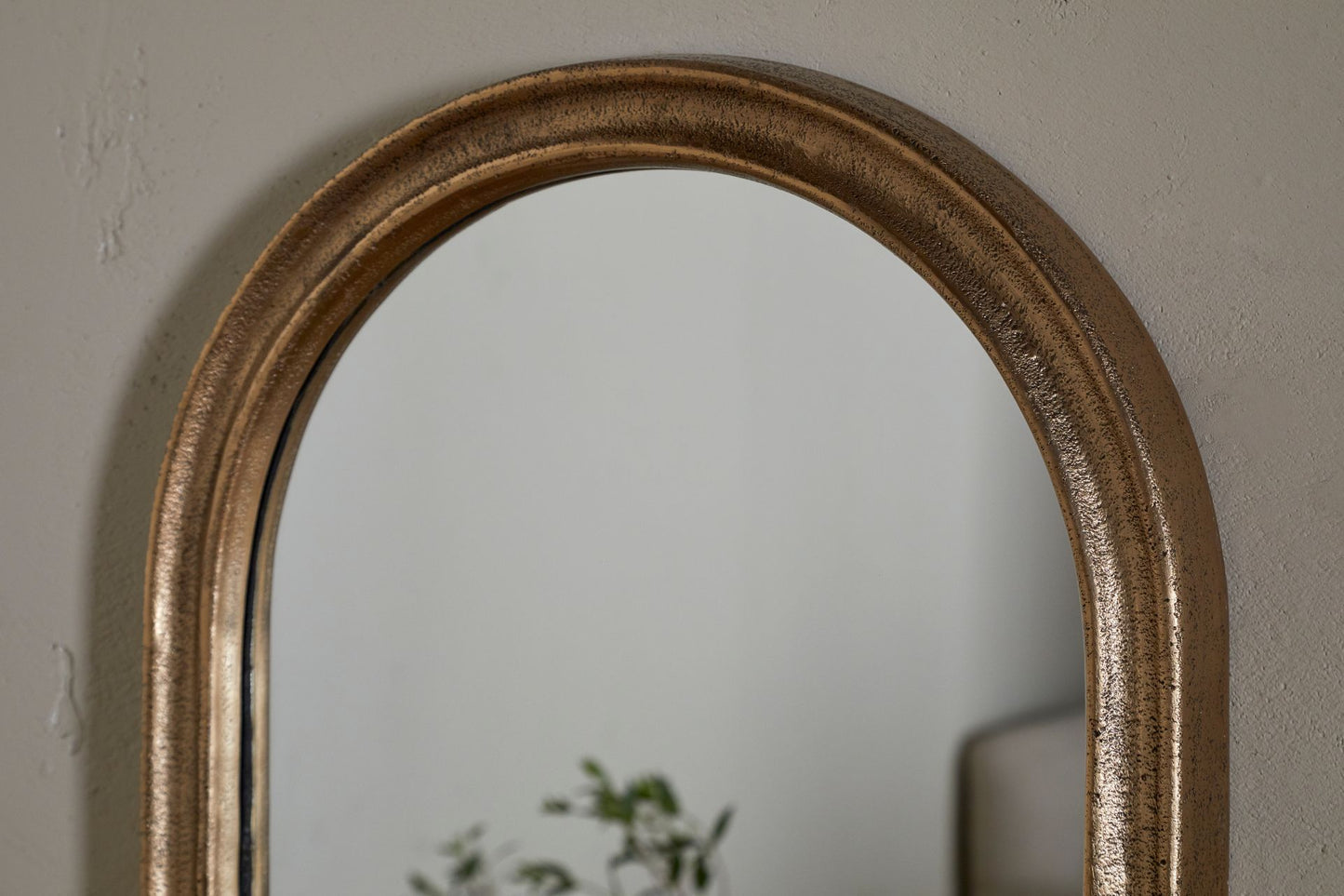 Antique Oval Mirror Home Decor