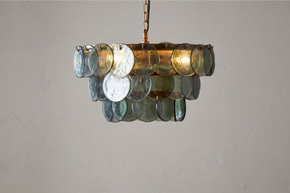 Recycled Glass Chandelier Home Decor