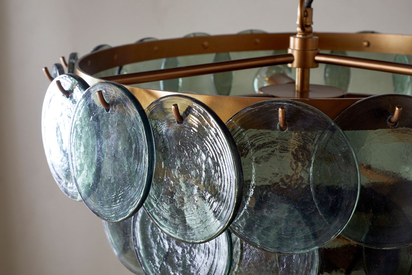 Recycled Glass Chandelier Home Decor