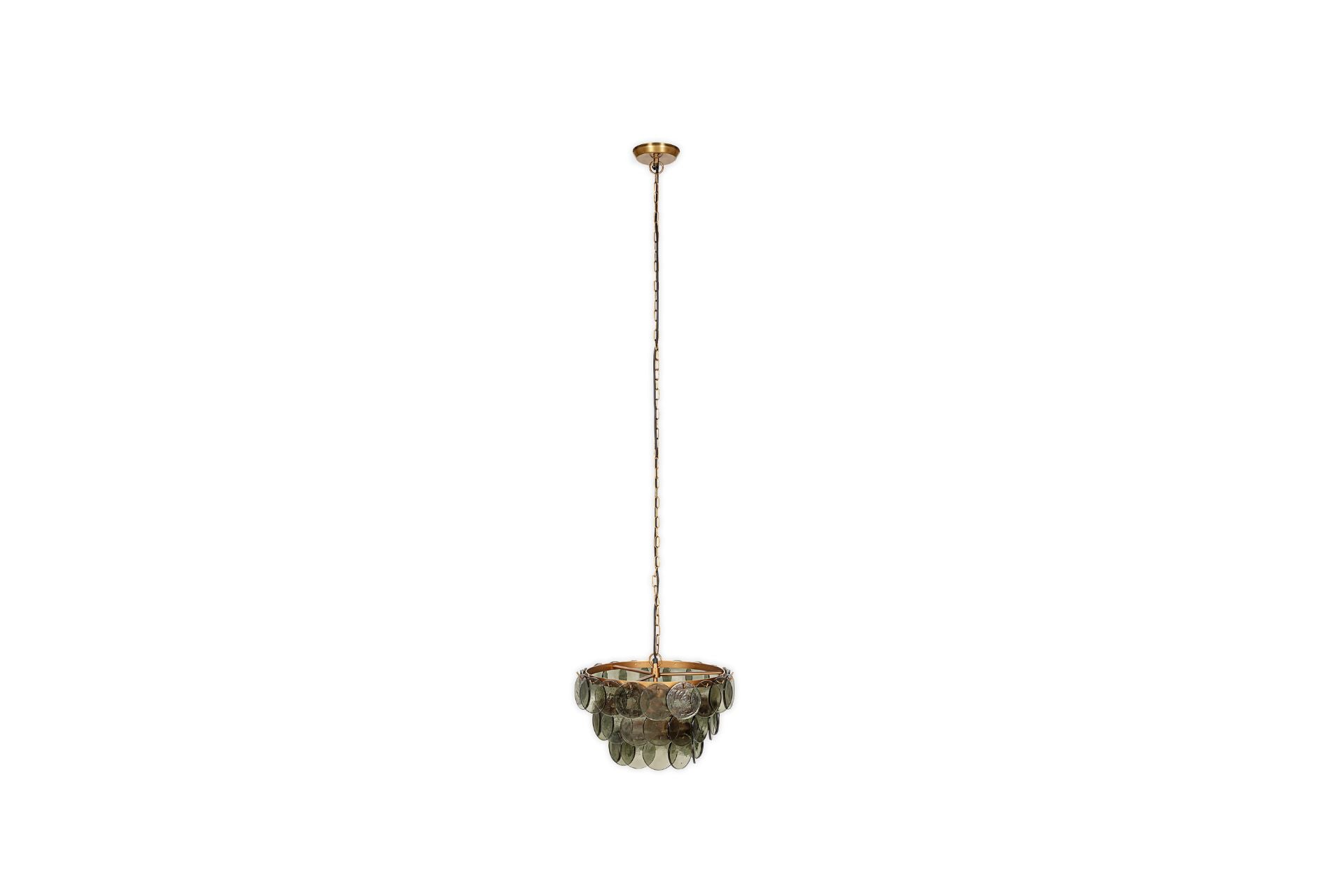 Recycled Glass Chandelier Home Decor
