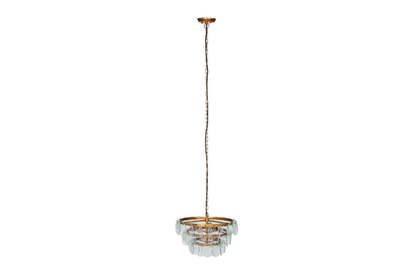 Recycled Glass Chandelier Home Decor