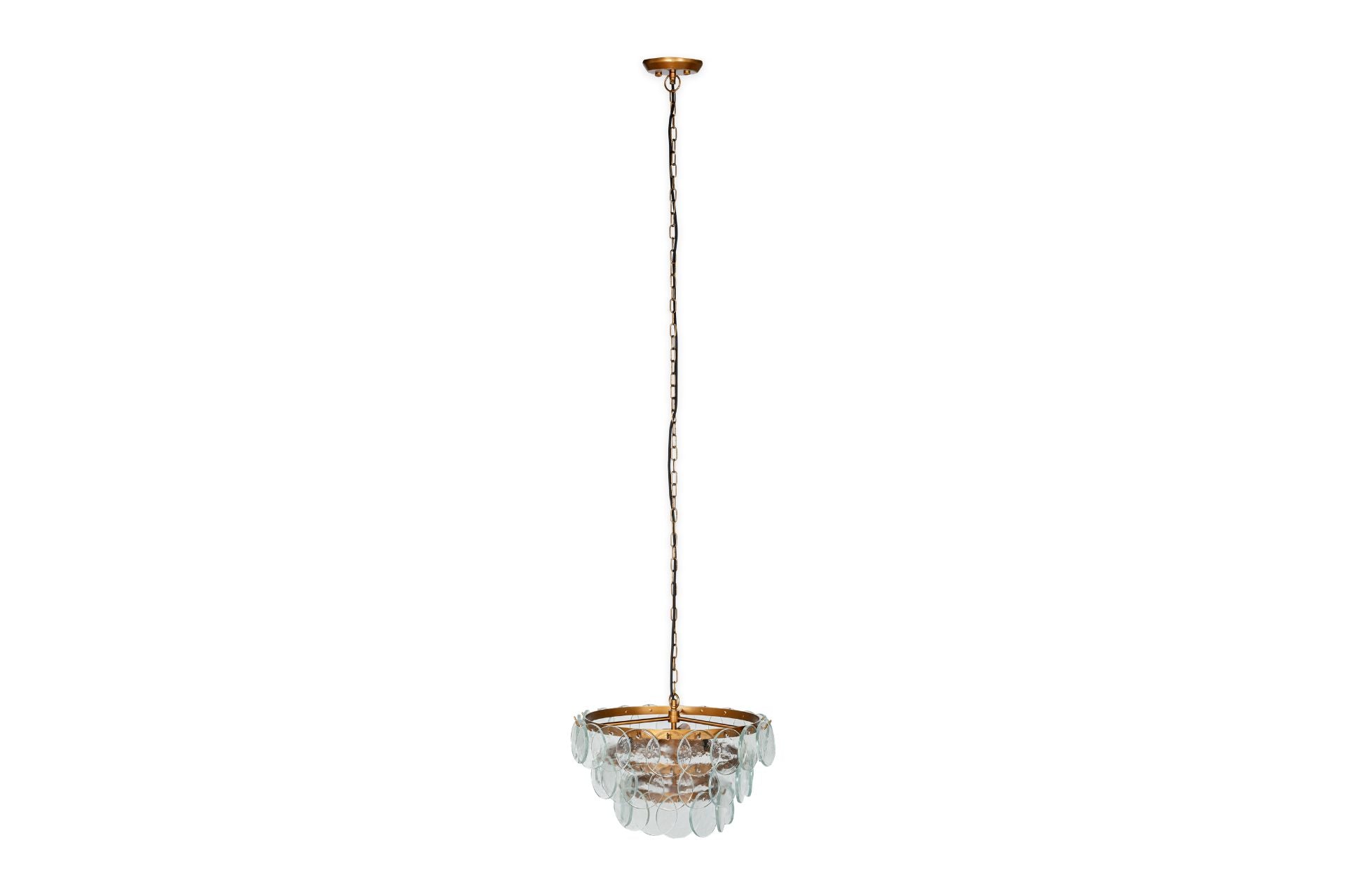 Recycled Glass Chandelier Home Decor