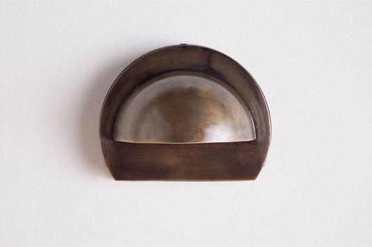 Datu Outdoor Wall Lamp - Antique Brass