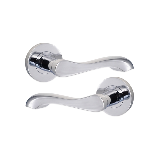 Poignée de porte à levier Camila Chrome poli