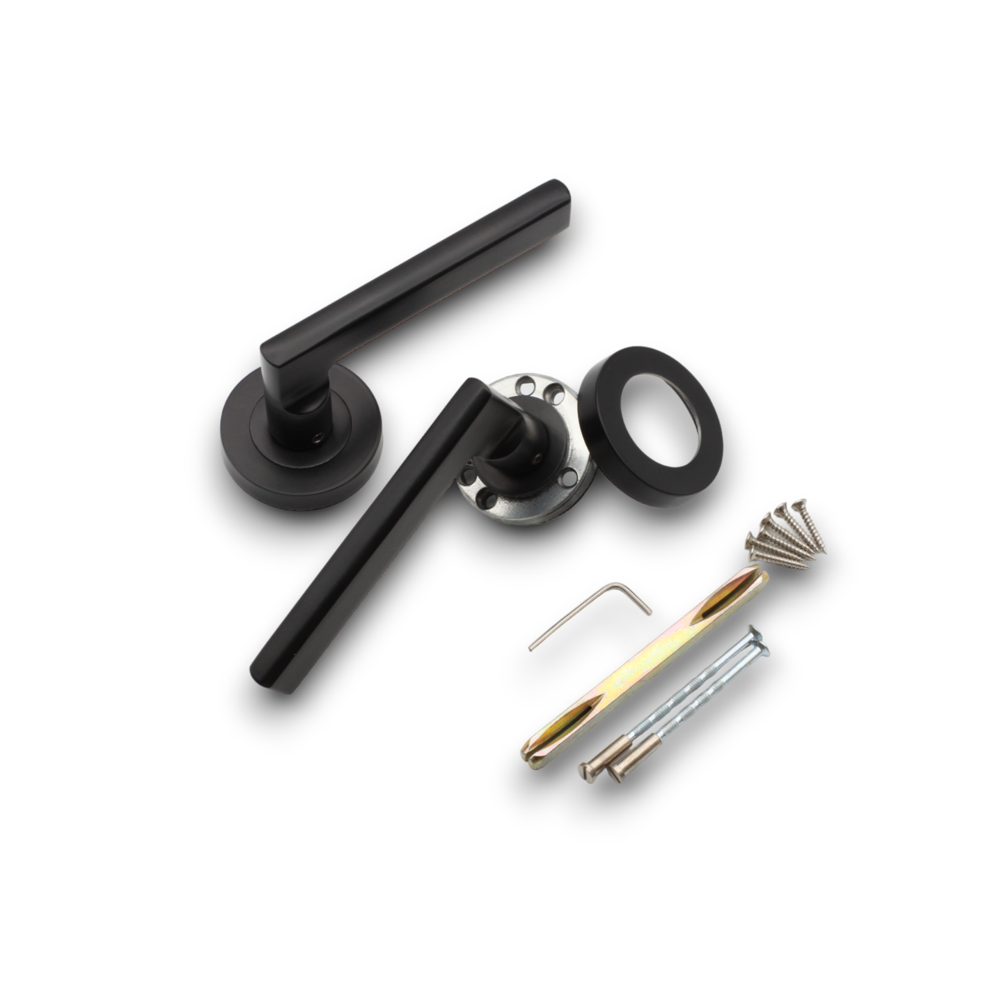 Matt Black Lever Door Handle Home Decor