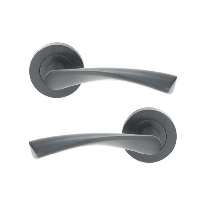 Gun Metal Grey Lever Door Handle Home Decor 
