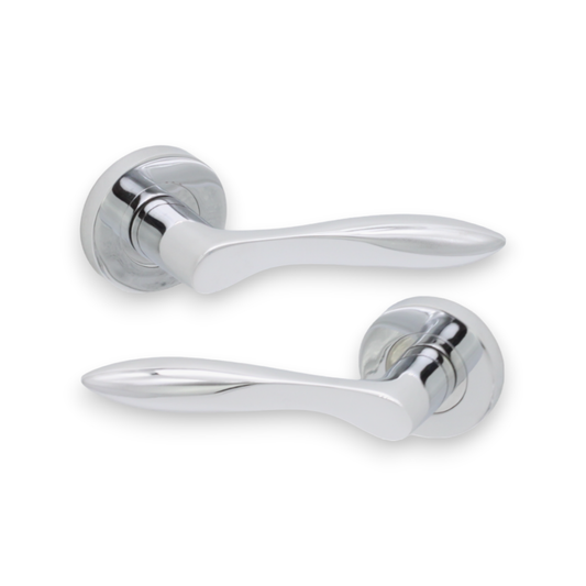 Poignée de porte à levier Pearle Chrome poli