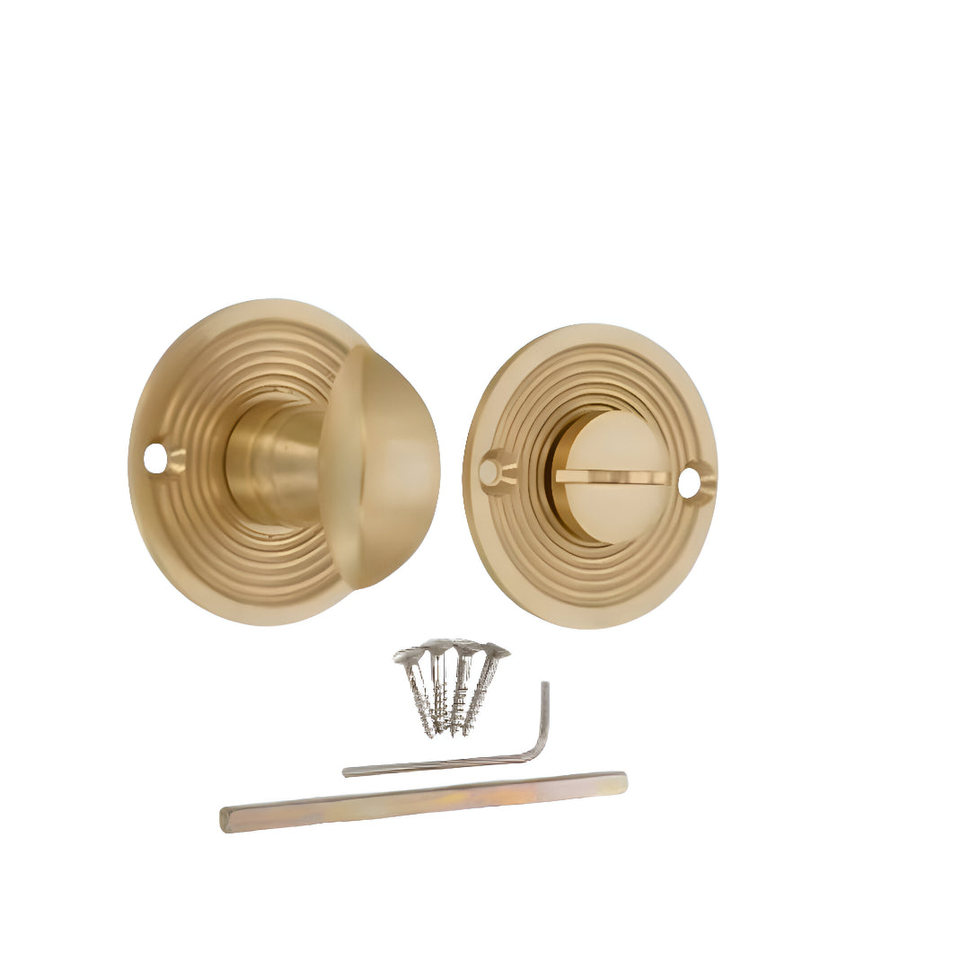 Beehive Turn & Release Satin Brass