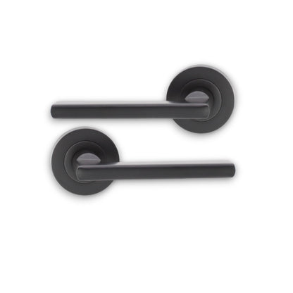 Drox Lever Door Handle Matt Black Home Decor