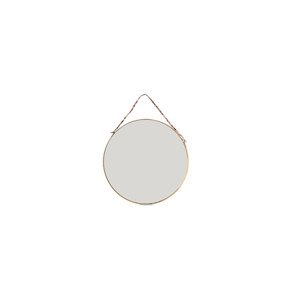 Kiko Round Mirror - Brass ( Large)