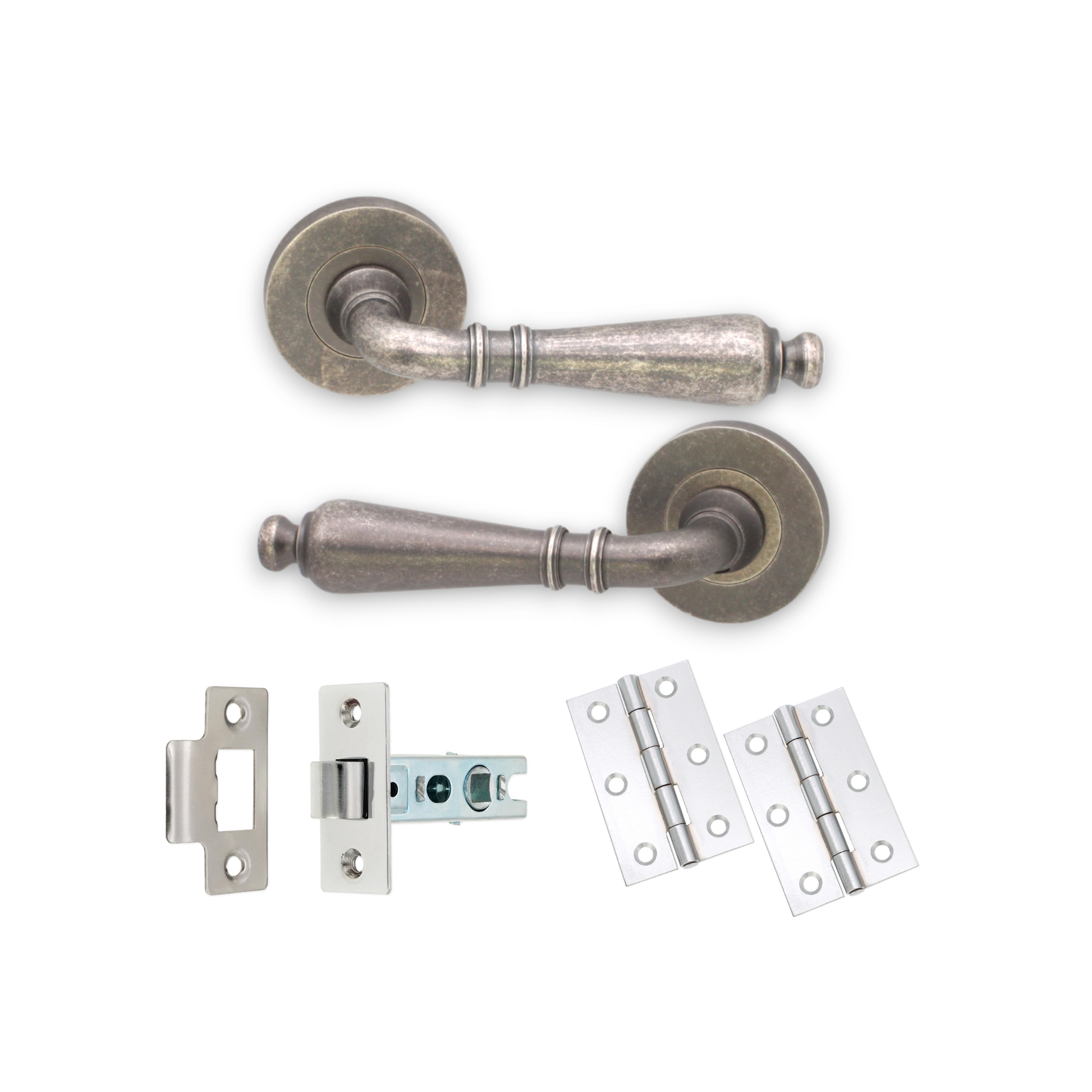 Lever on Rose Latch Pack Home Decor