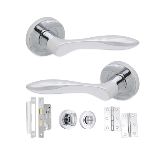 Lever Door Handle Bathroom Pack Home Decor