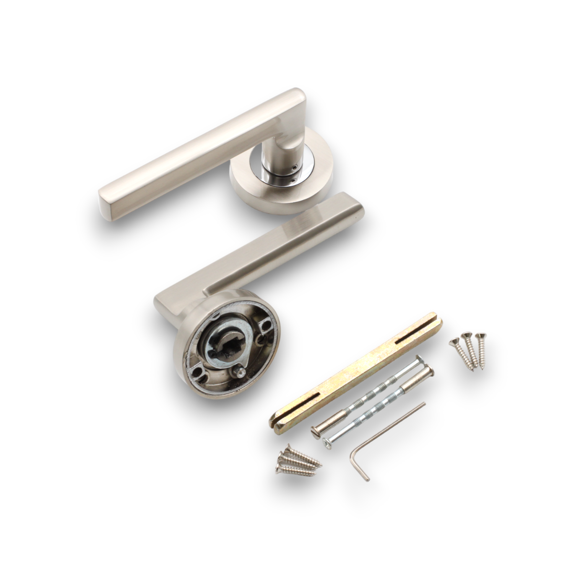 Dual Tone Lever Door Handle Home Decor