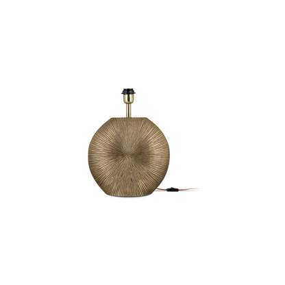 Ramvas Etched Table Lamp - Antique Brass