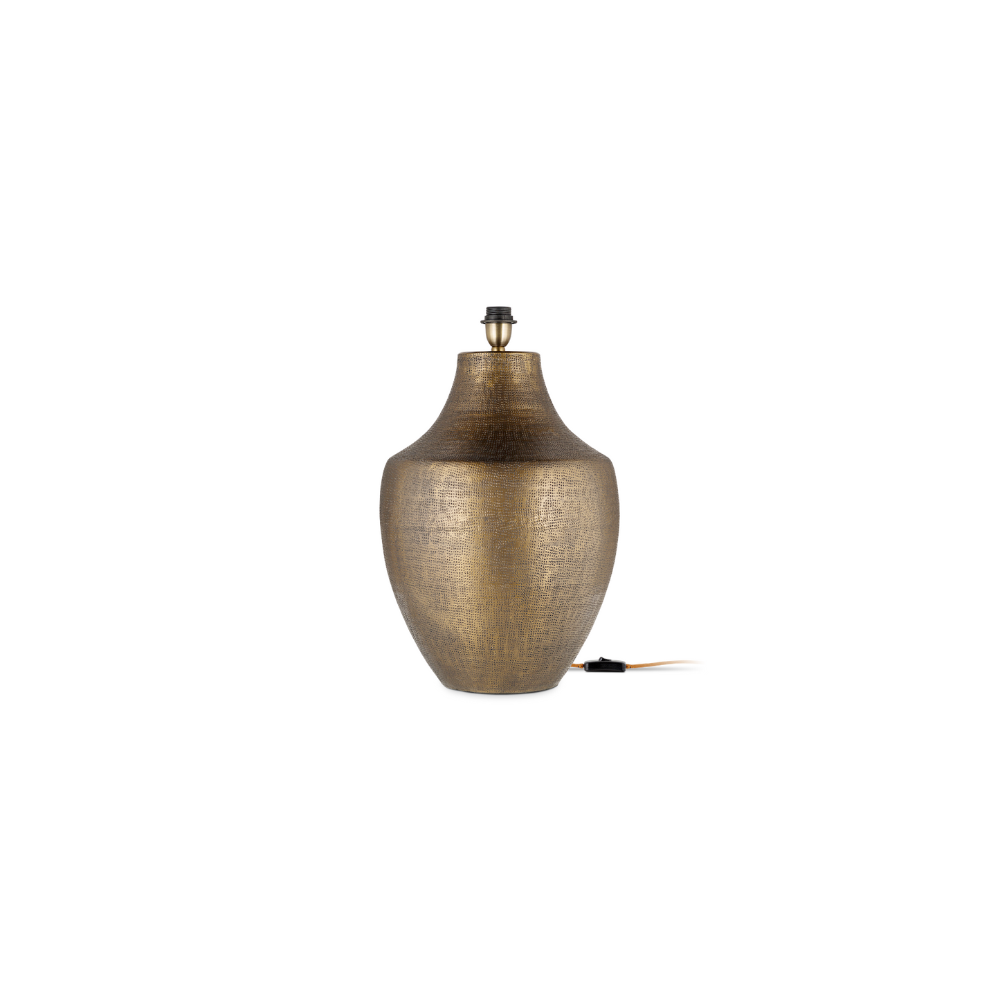 Tanda Etched Statement Table Lamp - Antique Brass - Extra Large