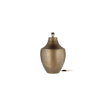 Tanda Etched Statement Table Lamp - Antique Brass - Extra Large