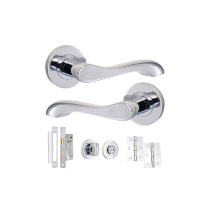 Lever Door Handle Bathroom Pack Home Decor