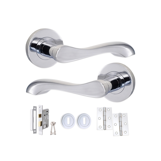 Lever Door Handle Lock Pack Home Decor