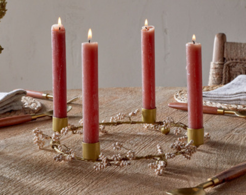 Candle Holder Christmas Home Decor