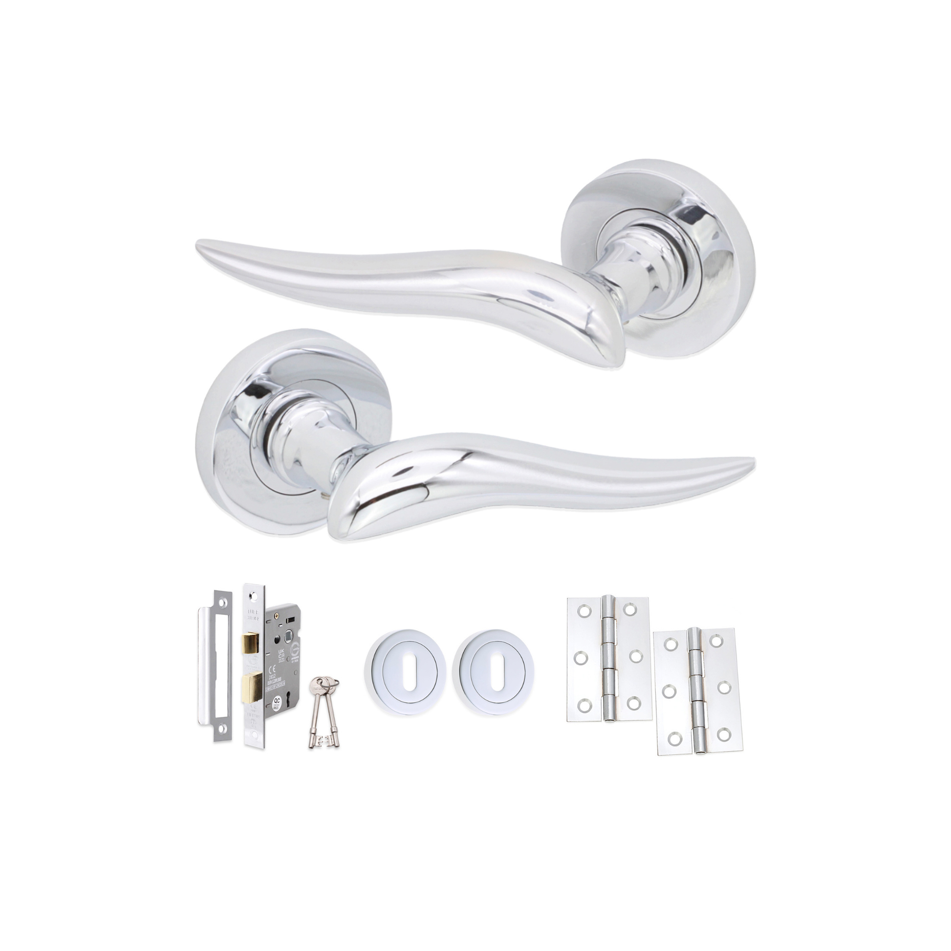 Lever Door Handle Lock Pack Home Decor 