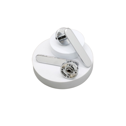 Skyla Lever on Rose Polished Chrome Bathroom Pack