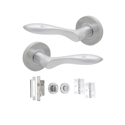 Lever Door Handle Bathroom Pack Home Decor